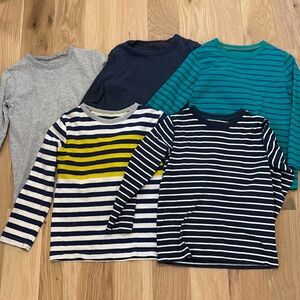 Mini Boden Long Sleeve Bundle - 5 shirts - excellent condition. Size 6-7